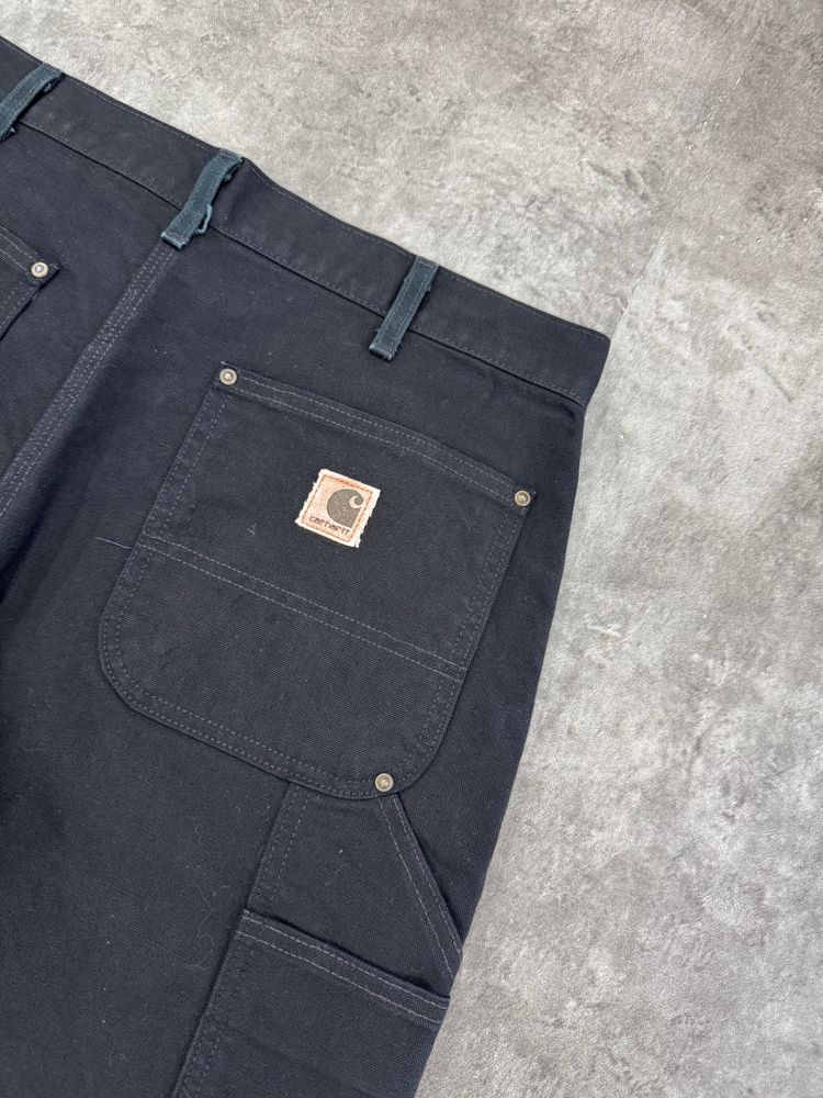 Carhartt Black Work Pants double knee  image 4