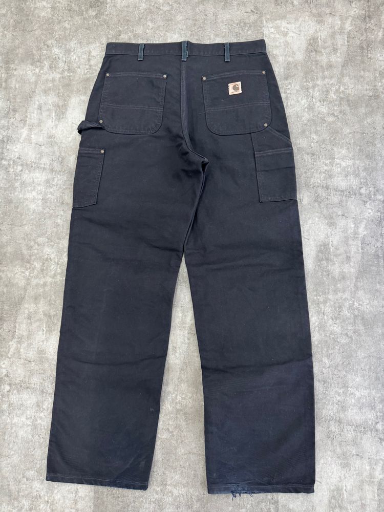 Carhartt Black Work Pants double knee  image 2