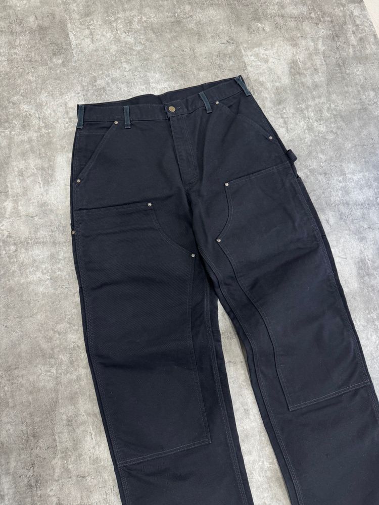 Carhartt Black Work Pants double knee  image 3