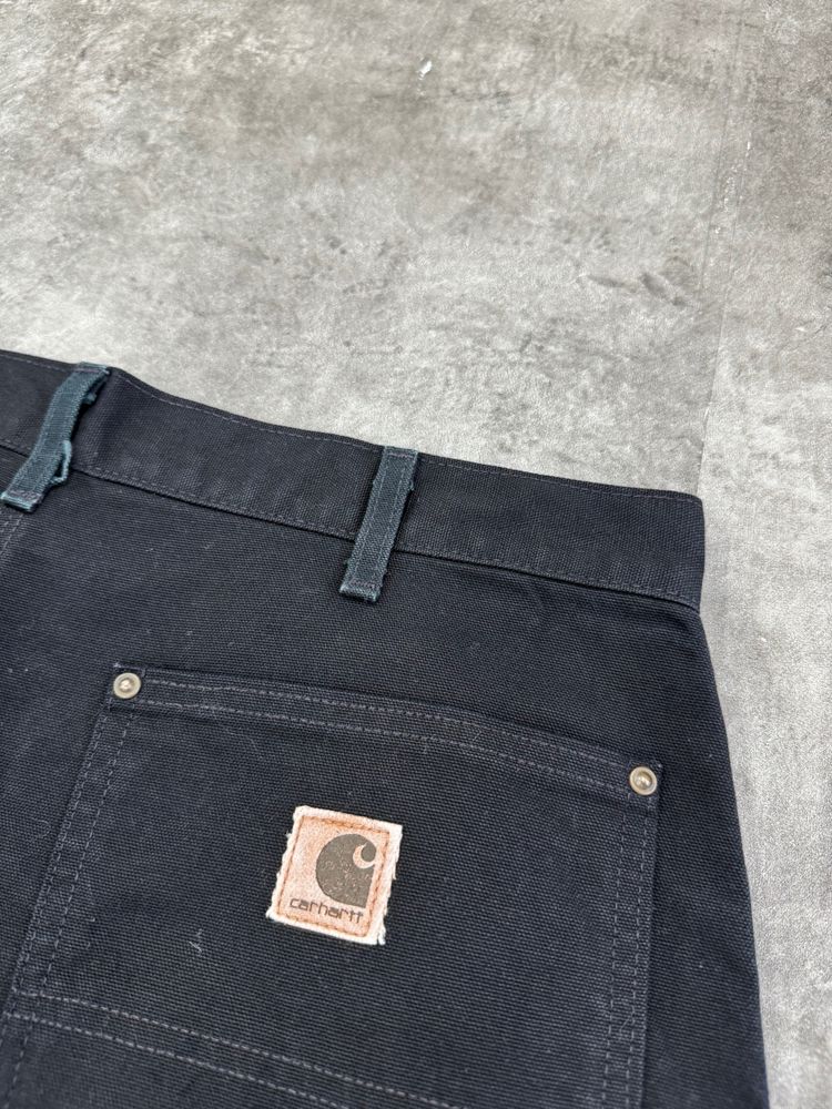 Carhartt Black Work Pants double knee  image 5