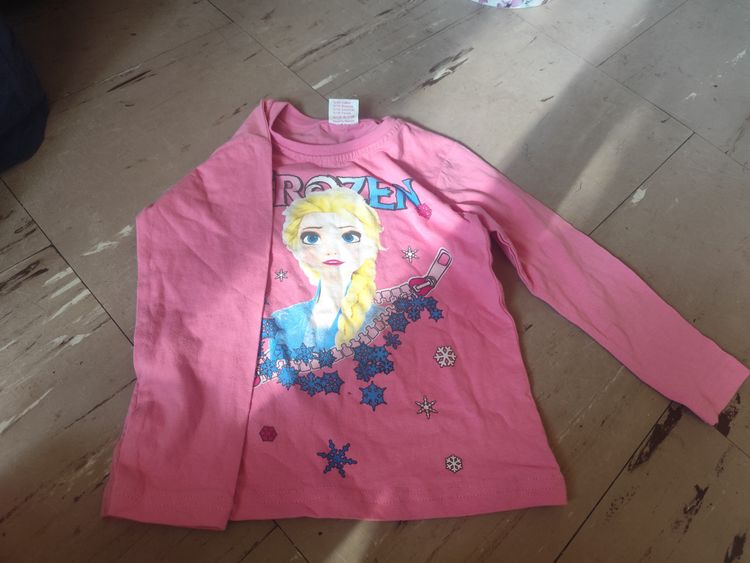 Muko Kids Pink Frozen Long Sleeve Shirt
