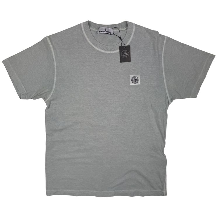 Camiseta Stone Island celeste manga corta - talla M