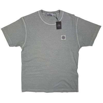 Camiseta Stone Island celeste manga corta - talla M