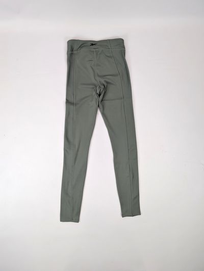 legginsy Reebok sportowe wysoki stan khaki gorpcore athleisure fitness