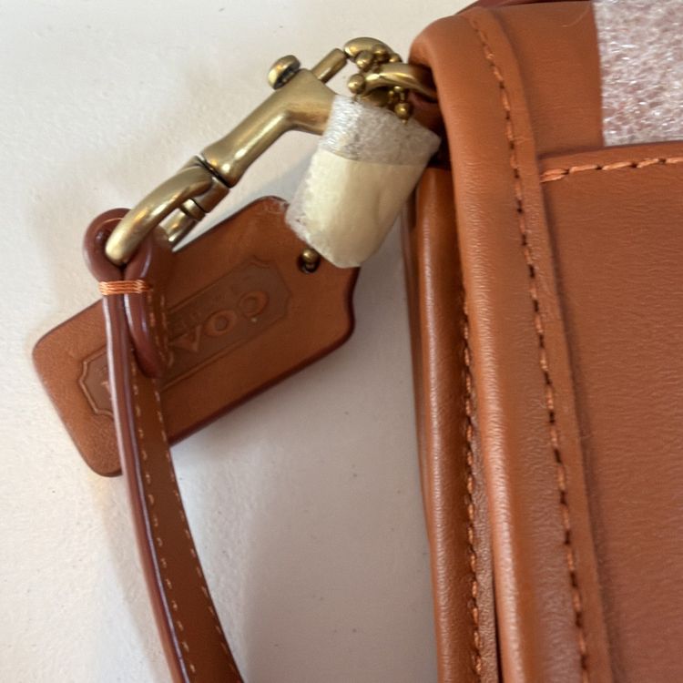 Coach Kip Turnlock Crossbody Bag C3486 Canyon Orange Leather Top Handle BNWT image 5