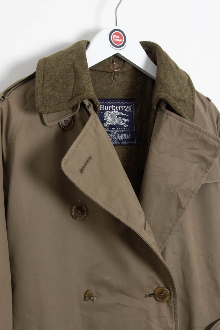 Women's Burberry Wool Lined Nova Check Trench Coat (S) image 9