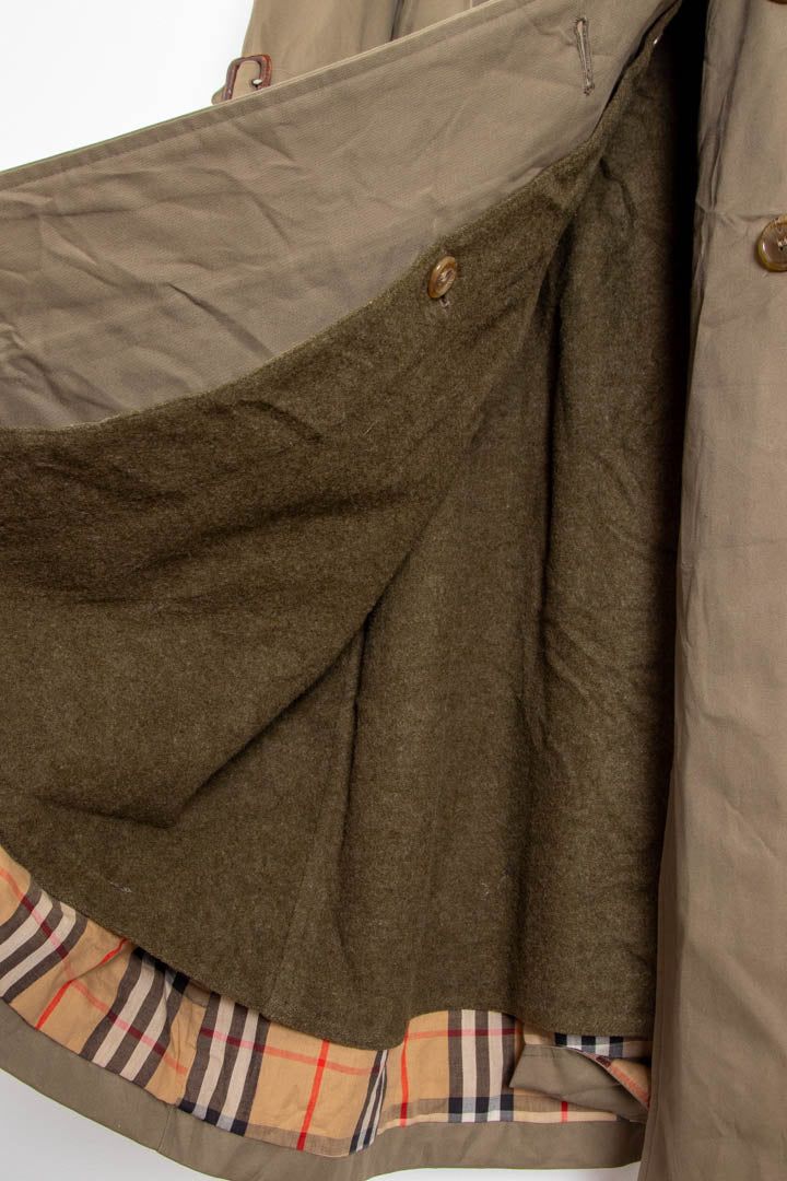 Women's Burberry Wool Lined Nova Check Trench Coat (S) image 3