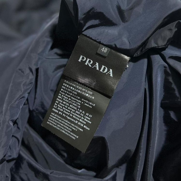 Prada Blue Nylon Padded Jacket image 7