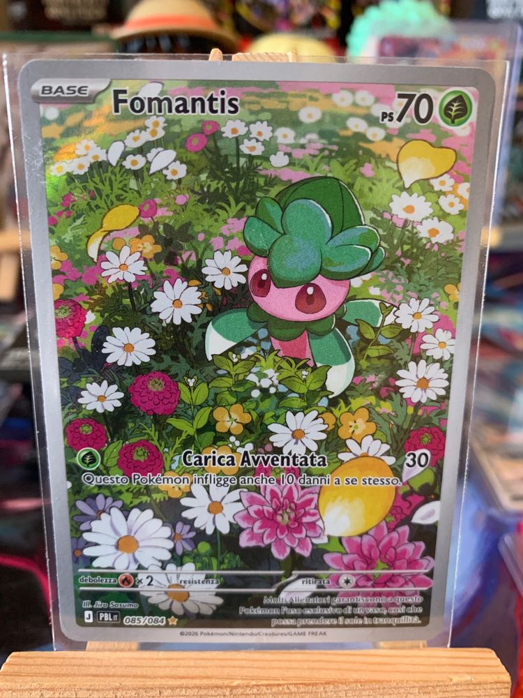 Fomantis  085/084 Pokemon Collectible Card image 1