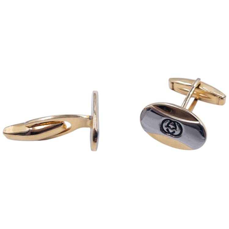Vintage Gucci Embossed Cuff Links image 4
