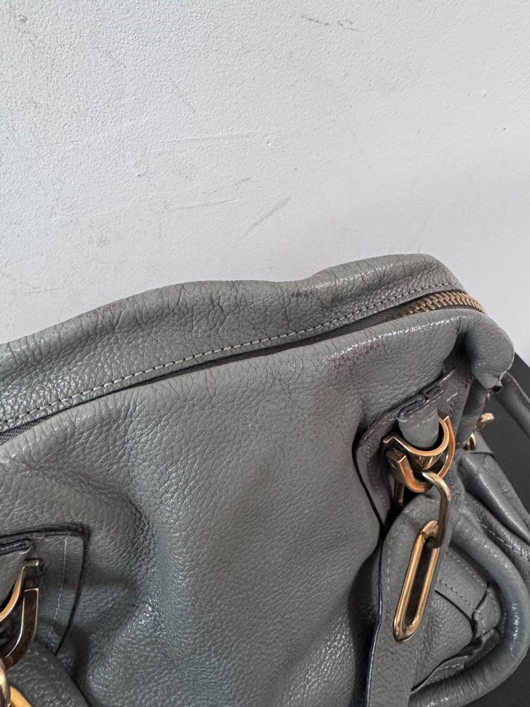 Chloe Paraty grey leather handbag 5