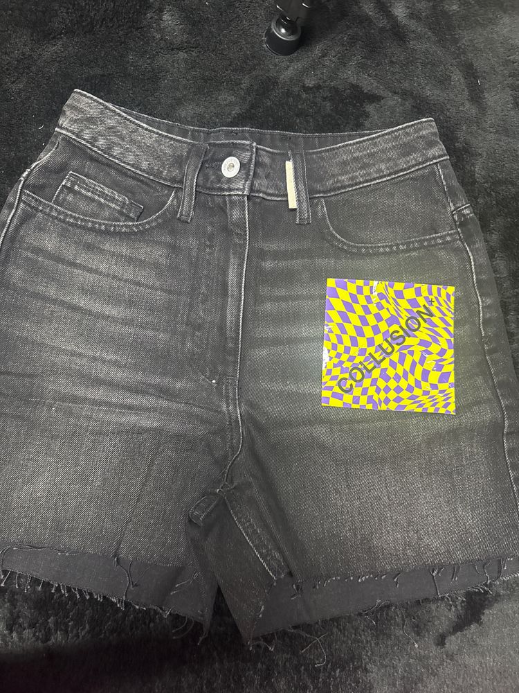 Collusion Collusion Black Denim Shorts product image