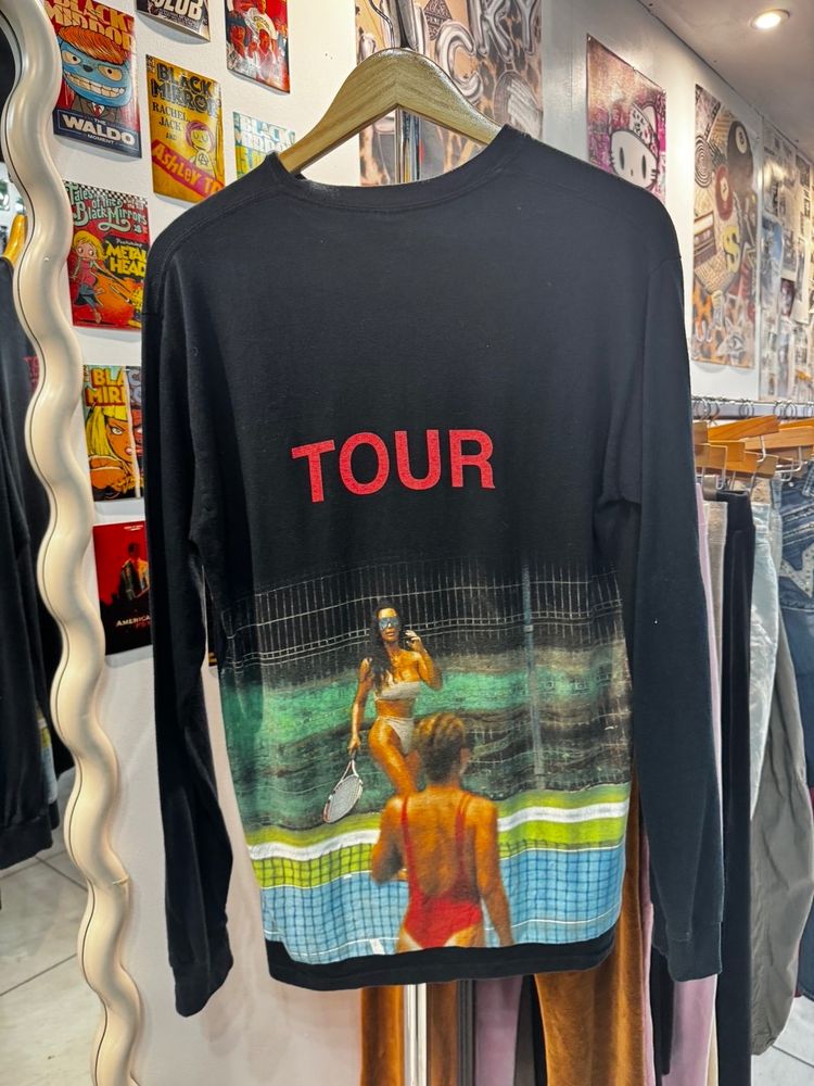 Black Longsleeve Kanye west saint pablo rare Graphic And Tour Text