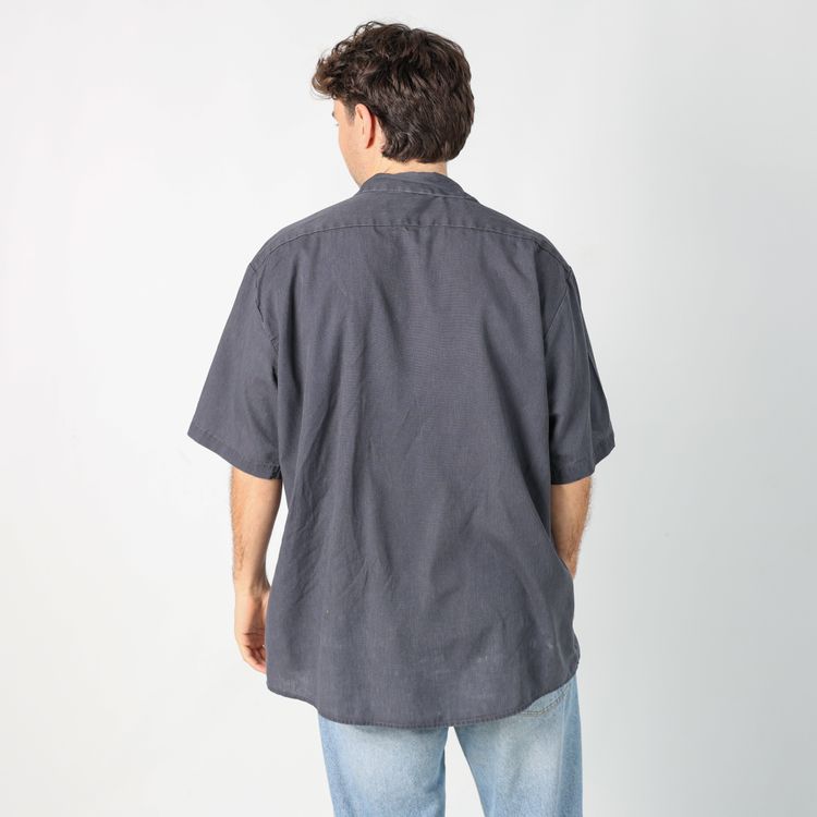 Charcoal Grey 90s Dickies Short Sleeve Shirt (XL) 3