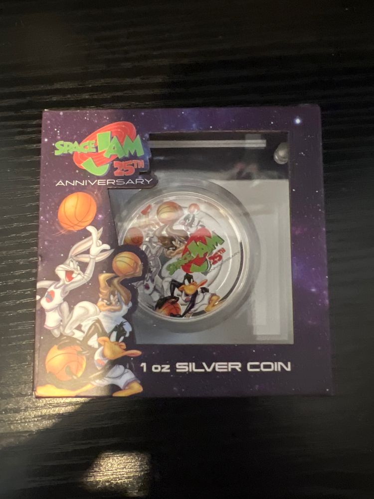 Space Jam 25Th Anniversary 1 Oz Silver Coin
