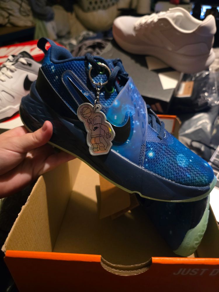 Nike Blue Basketball Shoe