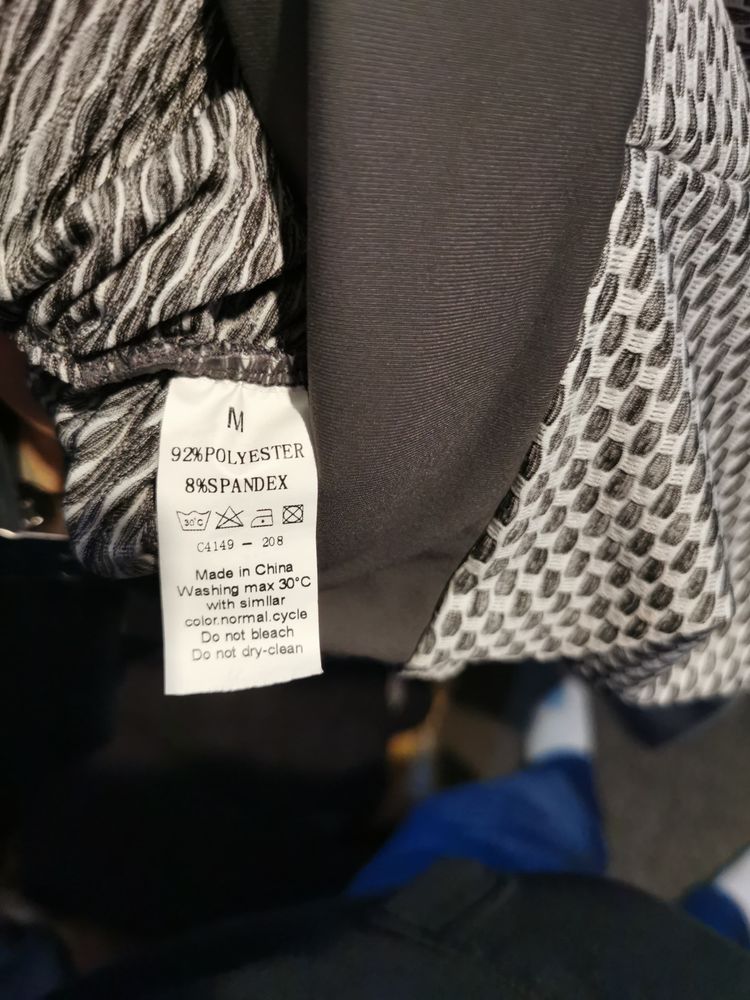 Immagine di Black And White Patterned Leggings 2