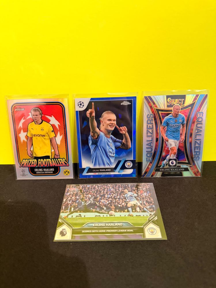 Topps Lote 4 cards halaand product image