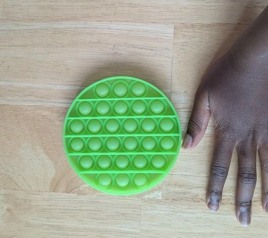 Green Round Pop It Fidget Toy