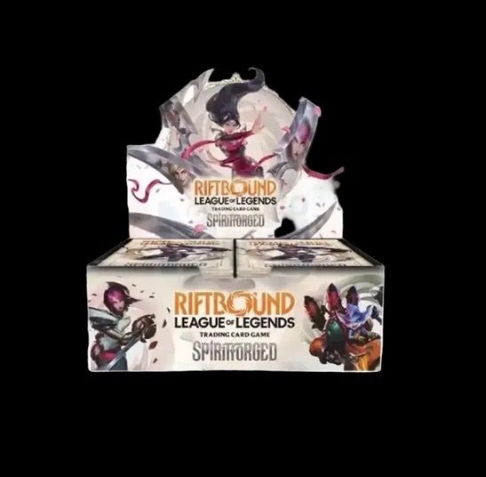 Riftbound League Of Legends Spiritforged rading box 