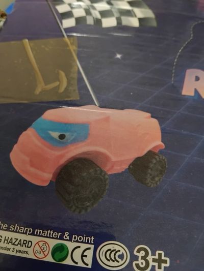 Pink Stress Relieving Toy Car