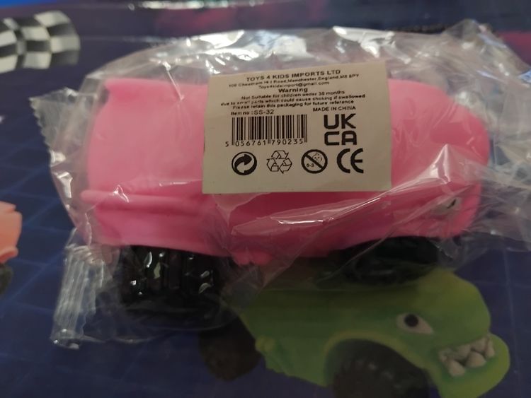 Pink Stress Relieving Toy Car obraz 2
