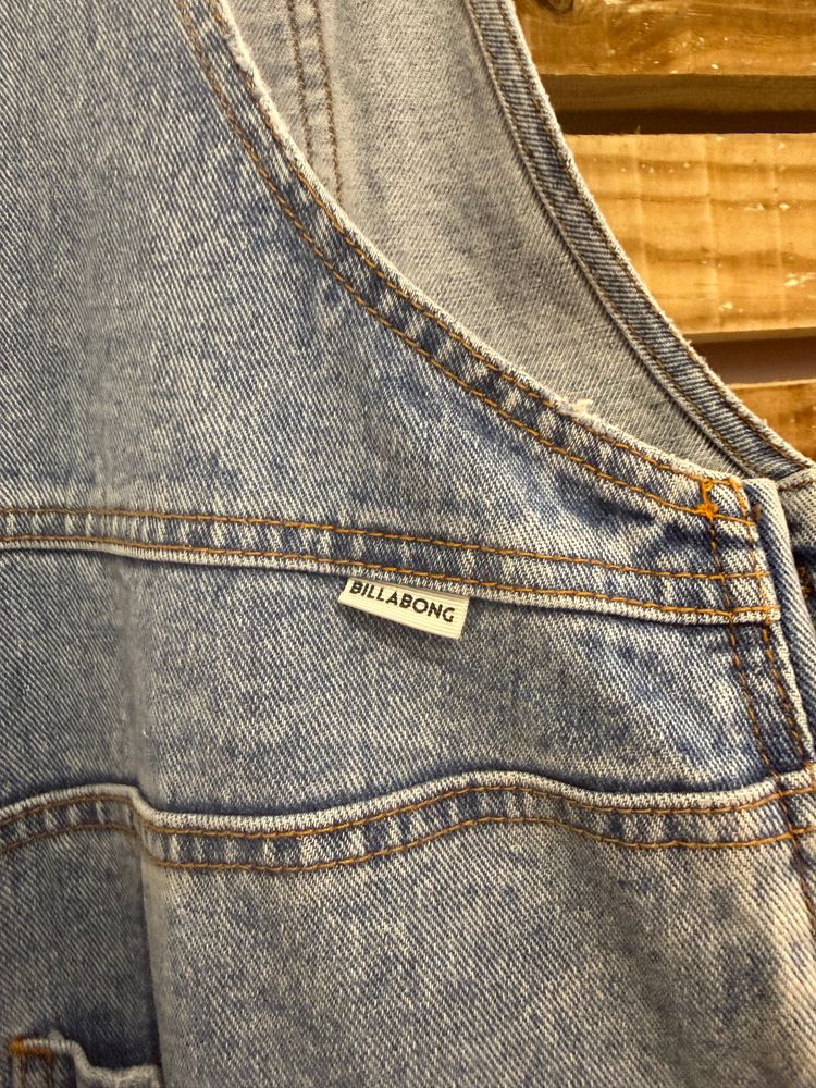 Vintage 90s Billabong denim dungarees. Summer/ festival. Small image 8