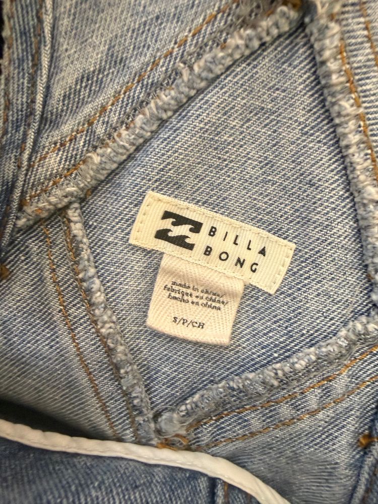 Vintage 90s Billabong denim dungarees. Summer/ festival. Small image 2