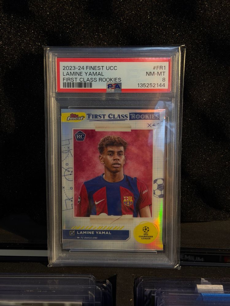 Other 2023-24 Finest Lamine Yamal First Class Rookie PSA 8 product image