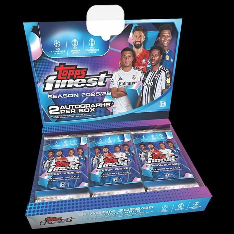 1 spot x 1 TOPPS UEFA FINEST HOBBY BOX 2026. B. 977
