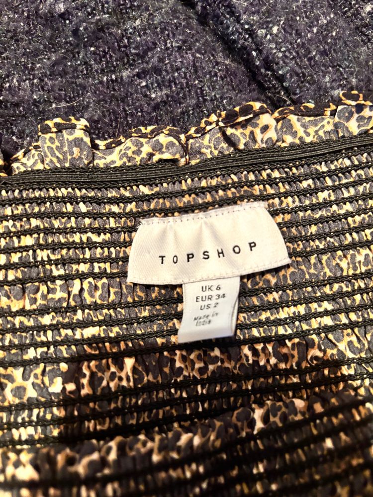 Topshop Off-Shoulder Dress image 2