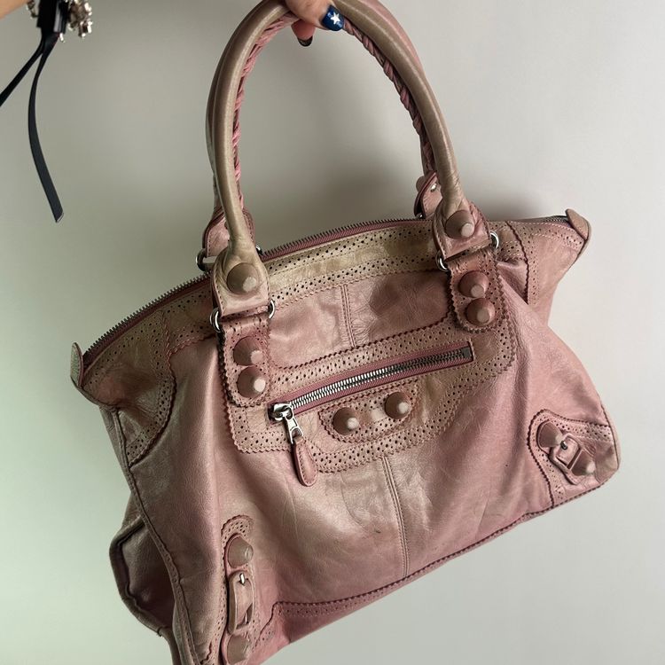 Balenciaga Pink Leather Handbag 2