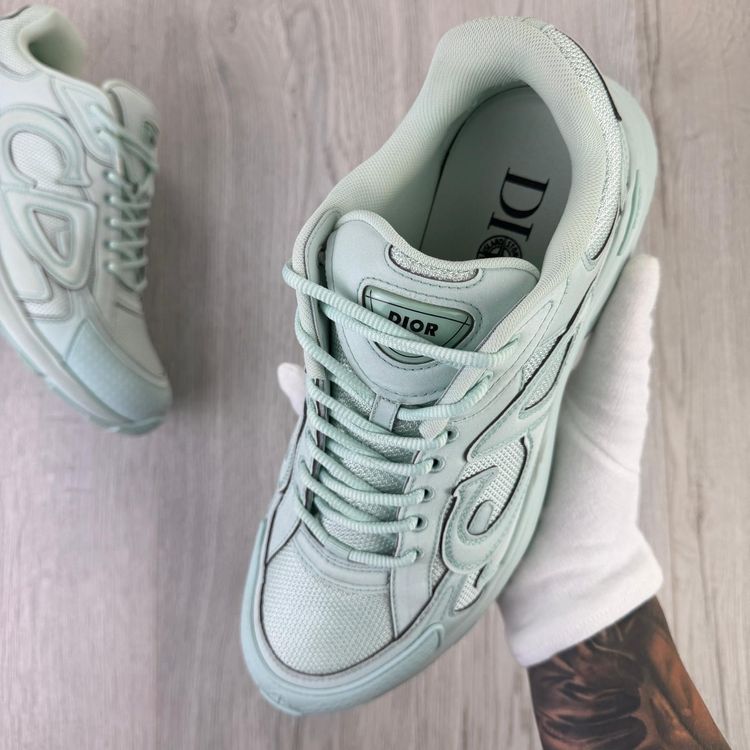 Dior x Stone Island B30 Men’s Mint Green Trainers - 43 (Uk 9) image 5