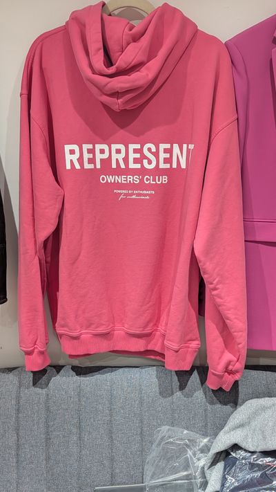 Represent Pink Hoodie - Size Large - BNWOT