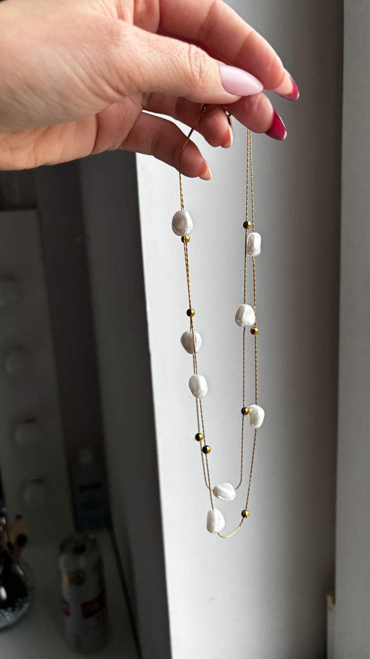 Other Pearl And Gold Bead Necklace product image