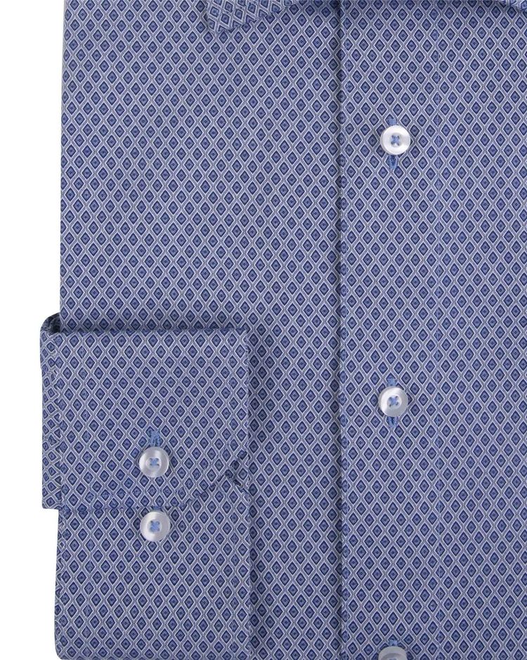 Double Two Mens Pure Cotton Patterned LS Shirts in Collar 15 to 23 Inches, Multiple Options 21