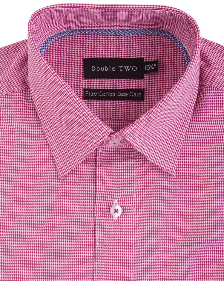 Double Two Mens Pure Cotton Patterned LS Shirts in Collar 15 to 23 Inches, Multiple Options 6