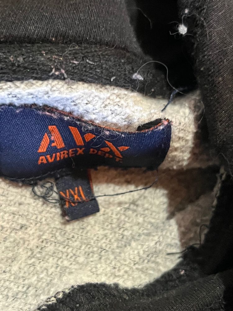 Immagine di Avirex dark grey hoodie 2