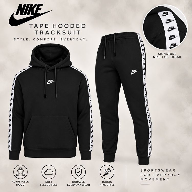 Nike Tape Hooded Tracksuit