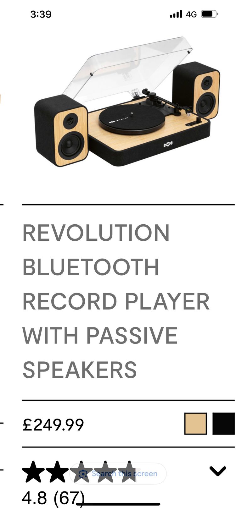 House Of Marley Stir It Up Turntable System 9