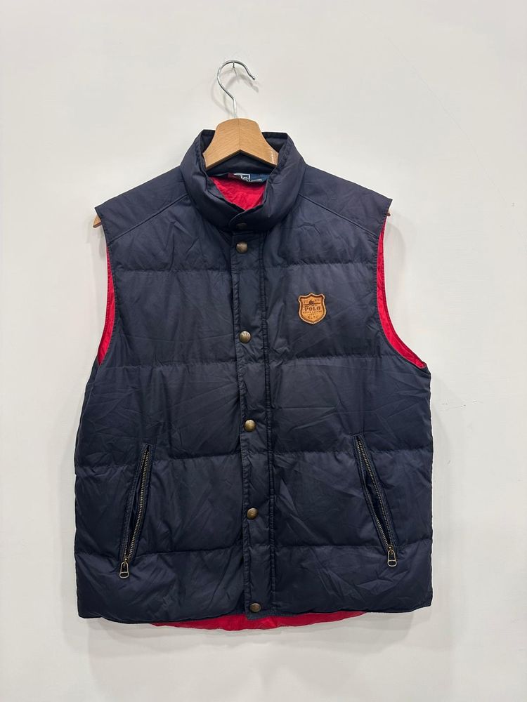 Li-Ning Navy Blue Padded Vest With Red Lining product image