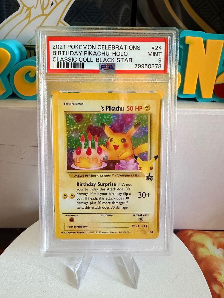 Pokemon 2021 Pokemon Celebrations Birthday Pikachu Holo Card product image