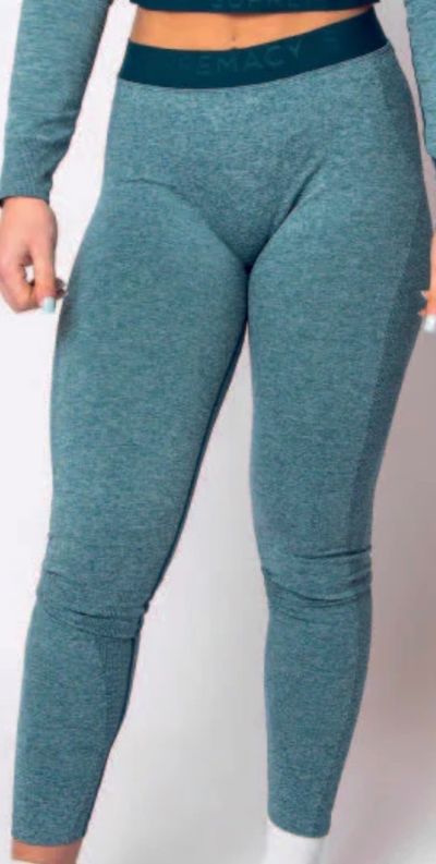 Supremacy Blue Seamless Leggings