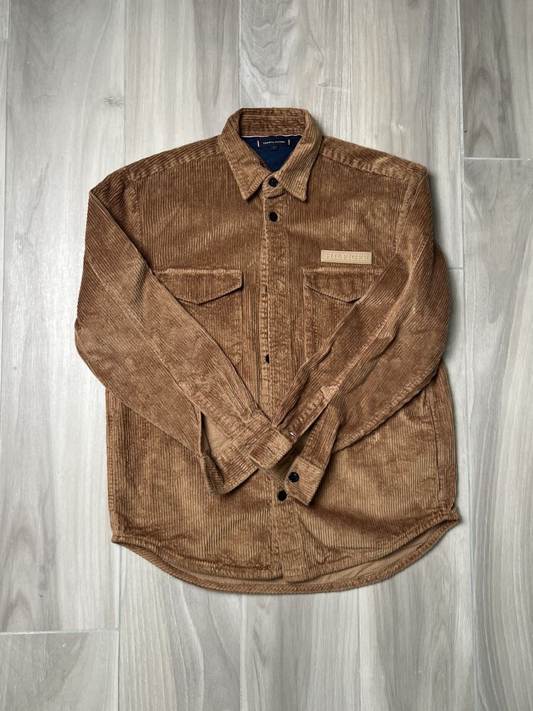 Brown Corduroy Shirt Jacket