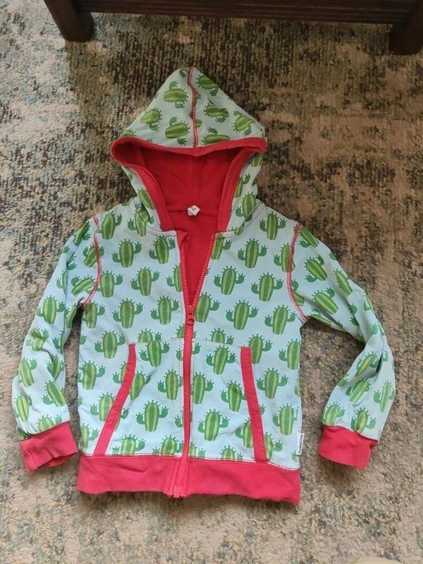 Children'S Zip-Up Hoodie With Cactus Print imagen 1
