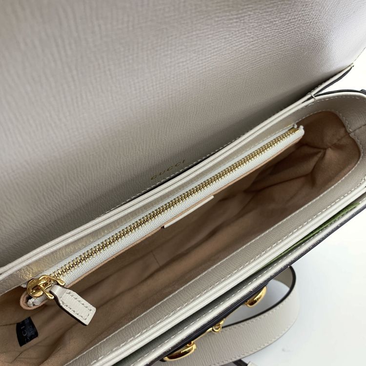 Gucci Cloth Shoulder Bag Horsebit 1955 image 6