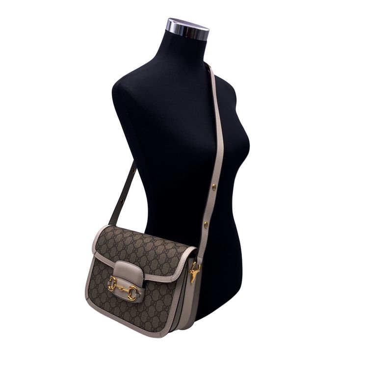Gucci Cloth Shoulder Bag Horsebit 1955 image 7