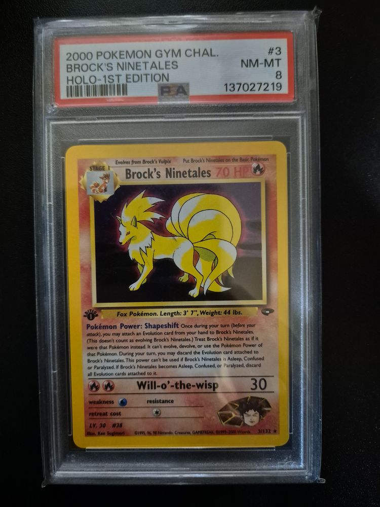 Brock'S Ninetales Pokemon Card