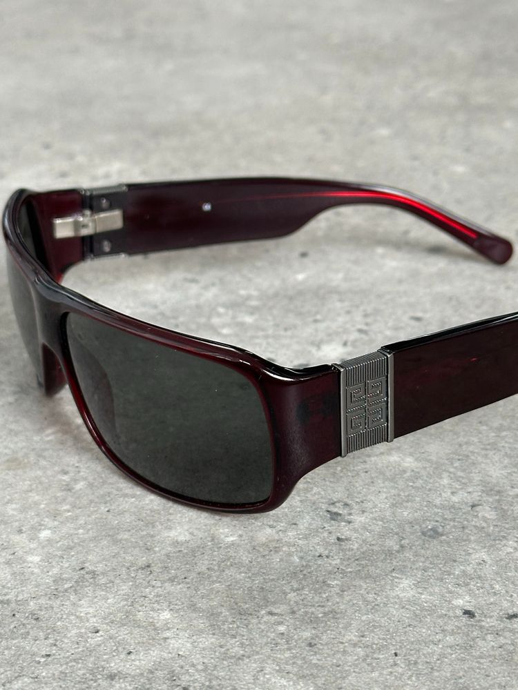 Givenchy 2000s Oversized Rectangle Logo Sunglasses image 9