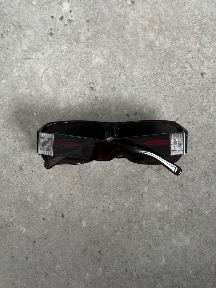Givenchy 2000s Oversized Rectangle Logo Sunglasses image 6